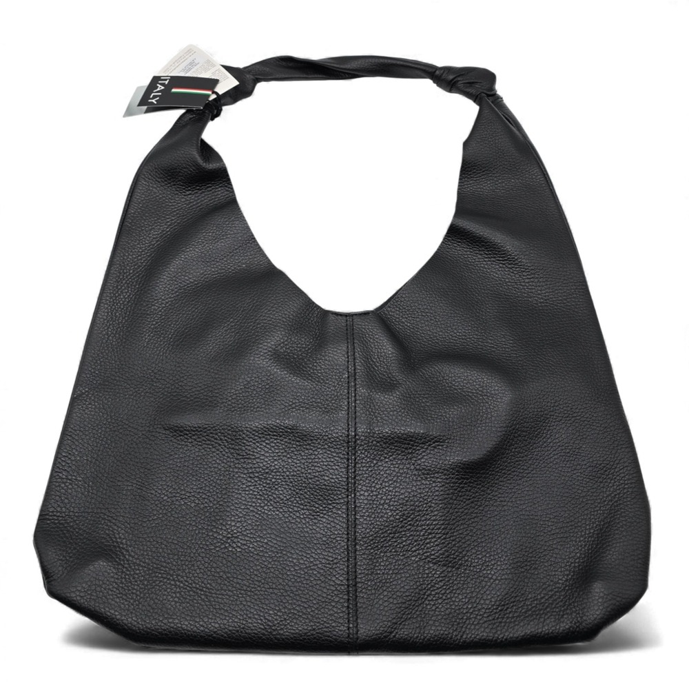 Italian Leather Hobo Bag VIOLA CASTELLANI Made in Italy Soft Unlined Shoulder‎